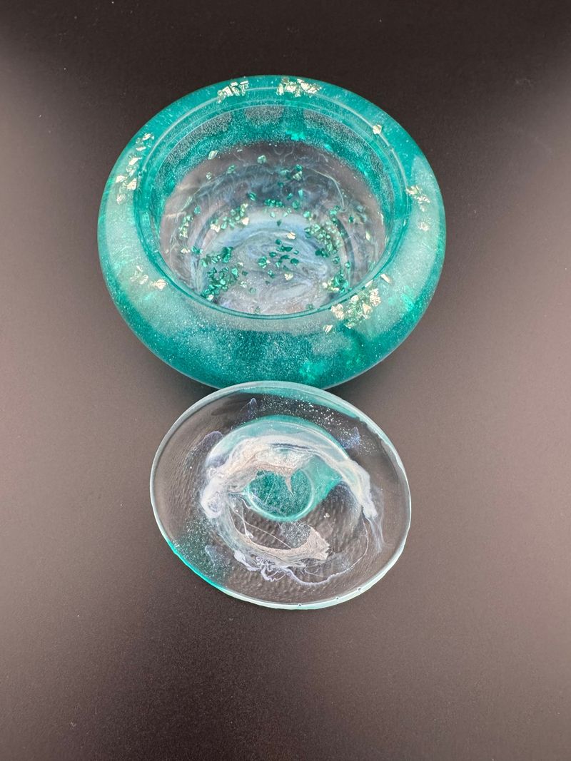 Handmade resin piece by The Crafty Ginger