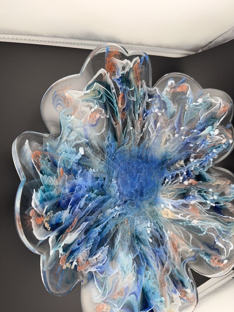 Handmade resin piece by The Crafty Ginger
