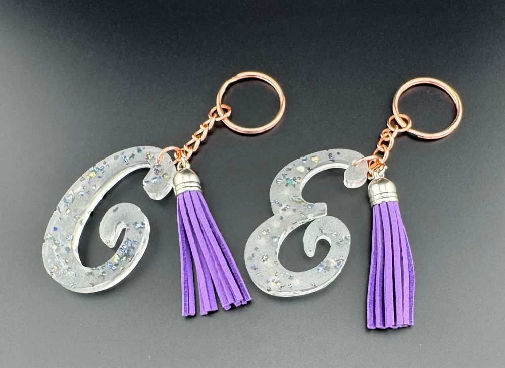 Graduation keychain with tassel